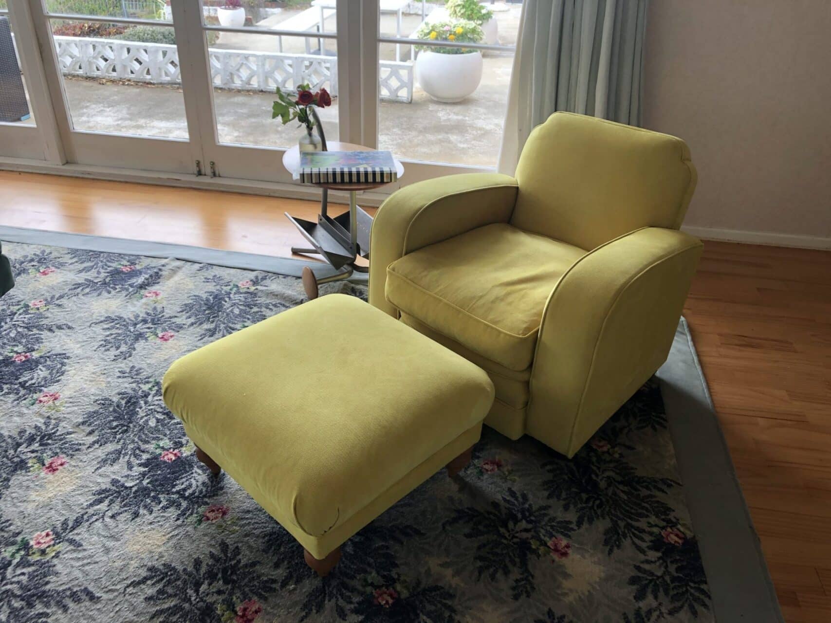 Whangarei Upholstery - armchair and footstool in Whangarei